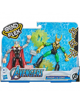 Hasbro Avengers figurka Bend and Flex THOR vs LOKI