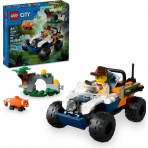 LEGO® CITY 60424 Čtyřkolka na průzkum džungle – mise panda červená