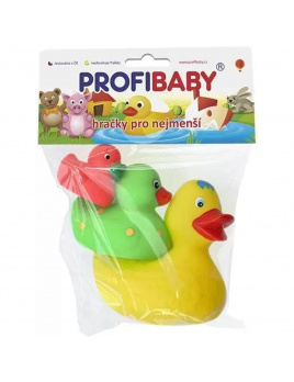 ProfiBaby Kačenky do vany barevné 3ks