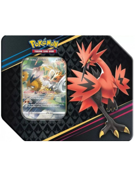 Pokémon TCG: SWSH12.5 Crown Zenith Premium Art Tin Galarian Zapdos