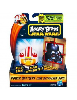 Star Wars Angry Birds natahovací míček s terčem, Luke Skywalker