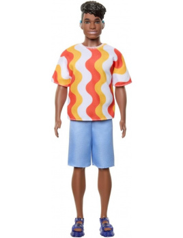 Mattel Barbie model Ken 220 v letním outfitu v sandálech, HRH23