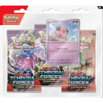 Pokémon TCG: SV05 Temporal Forces - 3 Blister Booster Cleffa