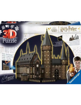 Ravensburger11550  Puzzle 3D Harry Potte: Bradavický hrad - Velká síň (Noční edice)