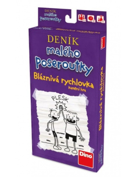 Dino Deník malého poseroutky - Bláznivá rychlovka, karetní hra