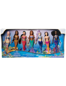 Mattel Disney The Little Mermaid Sada 7 ks panenek sestřiček HLX18