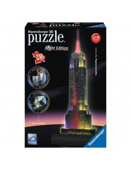 Ravensburger 12566 Puzzle 3D Empire State Building svítící 216 dílků