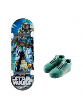 Mattel HW SKATE Fingerboard a boty STAR WARS BOBA FETT, HNG34