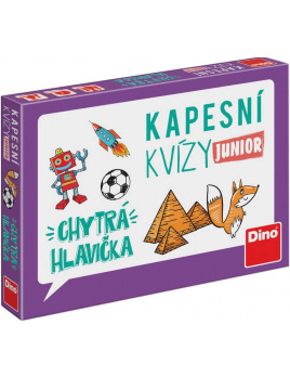 Dino KAPESNÍ KVÍZY junior – CHYTRÁ HLAVIČKA Cestovní hra