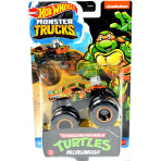 Mattel Hot Wheels® Monster Trucks Želvy Ninja MICHELANGELO, HKM23