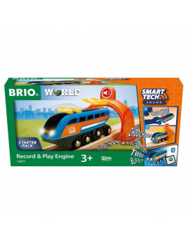 BRIO 33971 SMART TECH SOUND Nahrávací lokomotiva