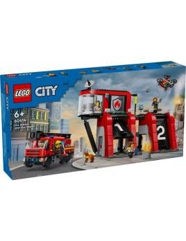 LEGO® CITY 60414 Hasičská stanica s hasičským vozidlom