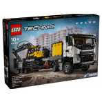 LEGO Technic 42175 Nákladné auto Volvo FMX a elektrický bager EC230