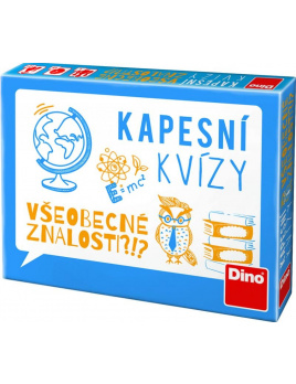 Dino KAPESNÍ KVÍZY – VŠEOBECNÉ ZNALOSTI Cestovní hra