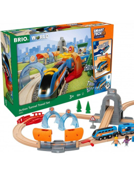 BRIO 33972 Smart Tech Sound Cestovní set s tunely