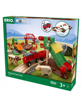 BRIO 33984 Hrací set Zvířecí farma